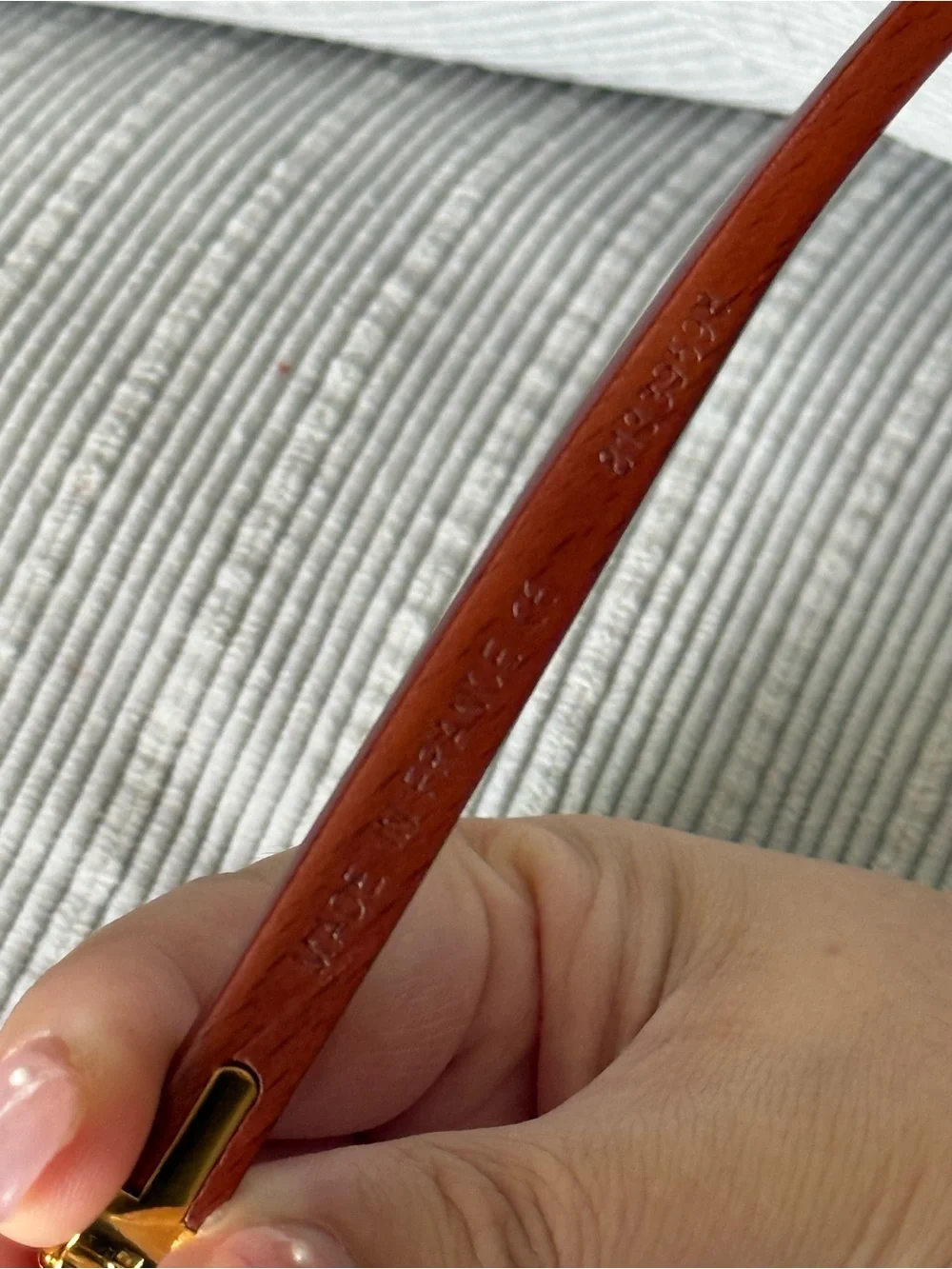 Vintage Cartier Rimless Metal Sunglasses